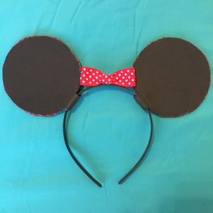 Minnie Mouse Ears Headband, Disney Bow